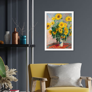 Bouquet of Sunflowers [Claude Monet] Art-Poster