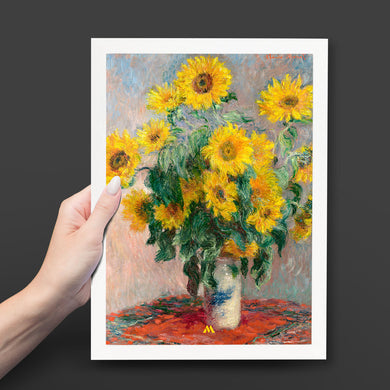 Bouquet of Sunflowers [Claude Monet] Art-Poster