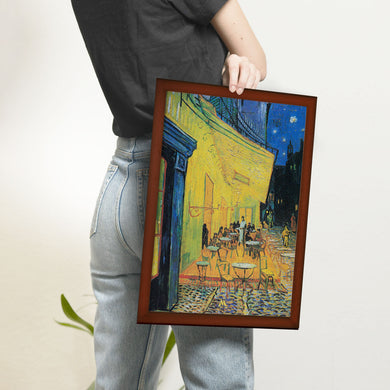 Cafe Terrace at Night [Van Gogh] Art-Poster