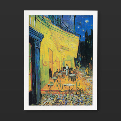 Cafe Terrace at Night [Van Gogh] Art-Poster