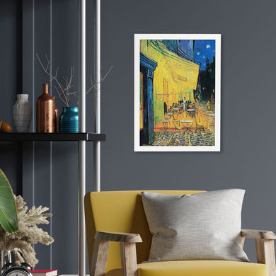 Cafe Terrace at Night [Van Gogh] Art-Poster