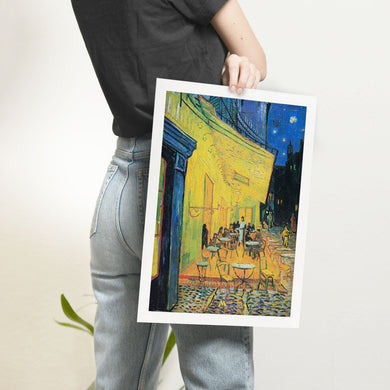 Cafe Terrace at Night [Van Gogh] Art-Poster