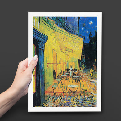 Cafe Terrace at Night [Van Gogh] Art-Poster