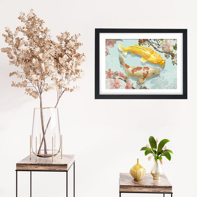 Japanese Koi Fish Art-Poster