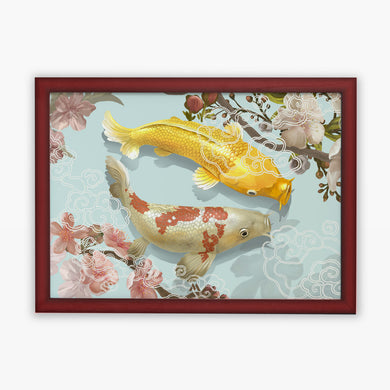 Japanese Koi Fish Art-Poster