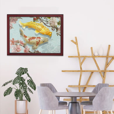 Japanese Koi Fish Art-Poster