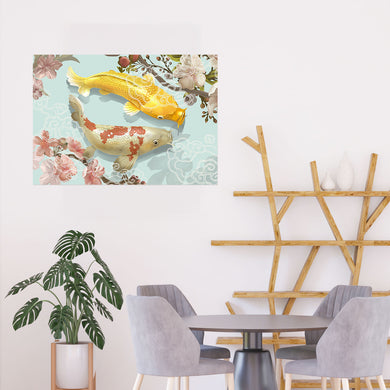Japanese Koi Fish Art-Poster