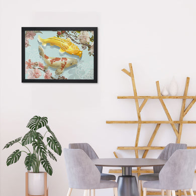 Japanese Koi Fish Art-Poster