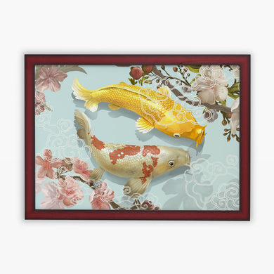 Japanese Koi Fish Art-Poster