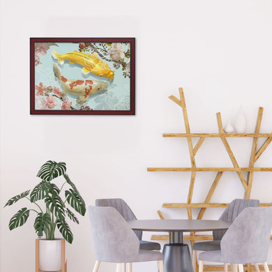 Japanese Koi Fish Art-Poster