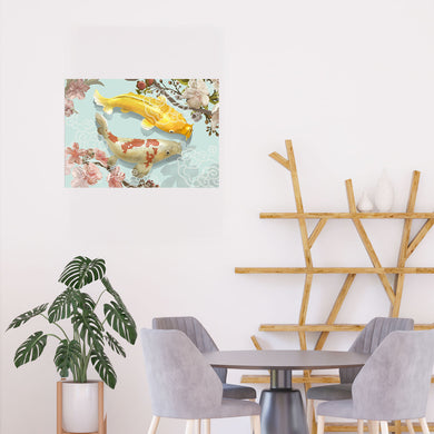Japanese Koi Fish Art-Poster