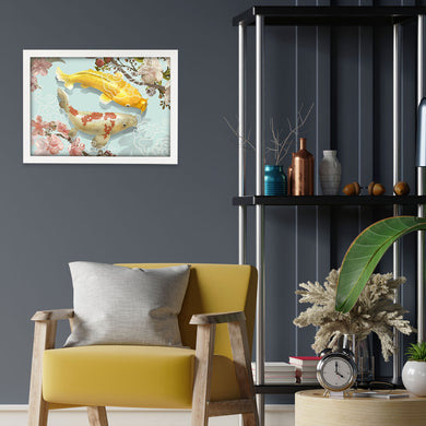 Japanese Koi Fish Art-Poster