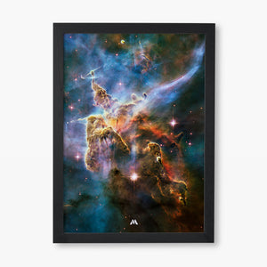 Nebulas in the Night Sky Art Poster