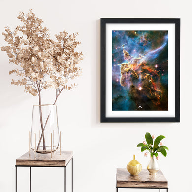 Nebulas in the Night Sky Art-Poster