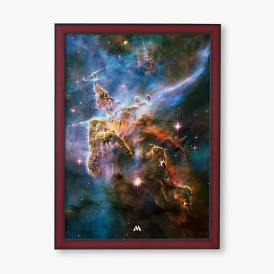 Nebulas in the Night Sky Art-Poster