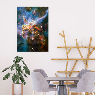 Nebulas in the Night Sky Art-Poster