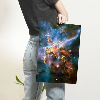 Nebulas in the Night Sky Art-Poster