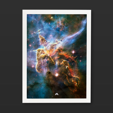 Nebulas in the Night Sky Art-Poster