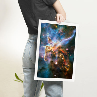 Nebulas in the Night Sky Art-Poster