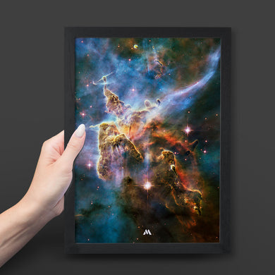 Nebulas in the Night Sky Art-Poster