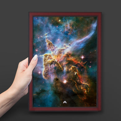 Nebulas in the Night Sky Art-Poster