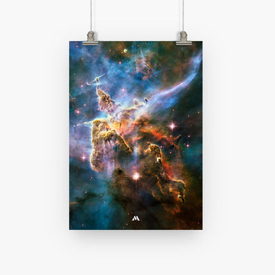 Nebulas in the Night Sky Art-Poster