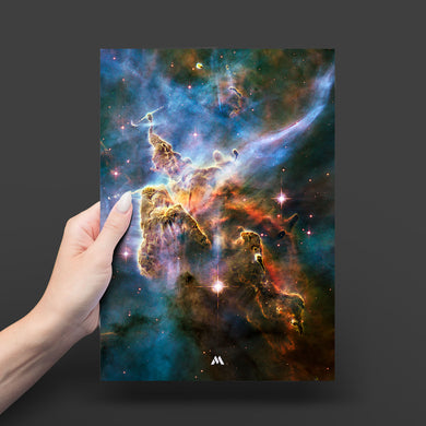 Nebulas in the Night Sky Art-Poster