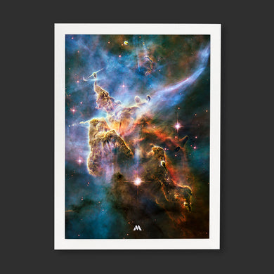 Nebulas in the Night Sky Art-Poster