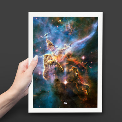 Nebulas in the Night Sky Art-Poster
