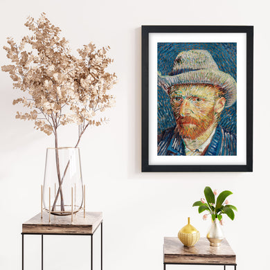 Self Portrait with Grey Felt Hat [Van Gogh] Art-Poster