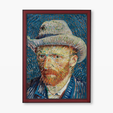 Self Portrait with Grey Felt Hat [Van Gogh] Art-Poster
