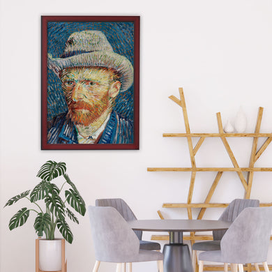 Self Portrait with Grey Felt Hat [Van Gogh] Art-Poster