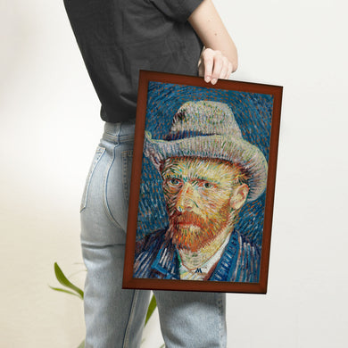 Self Portrait with Grey Felt Hat [Van Gogh] Art-Poster