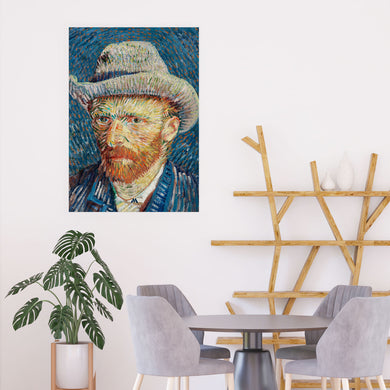 Self Portrait with Grey Felt Hat [Van Gogh] Art-Poster