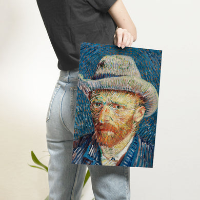 Self Portrait with Grey Felt Hat [Van Gogh] Art-Poster
