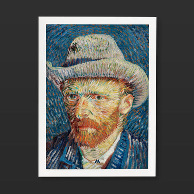 Self Portrait with Grey Felt Hat [Van Gogh] Art-Poster