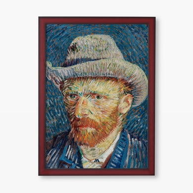 Self Portrait with Grey Felt Hat [Van Gogh] Art-Poster