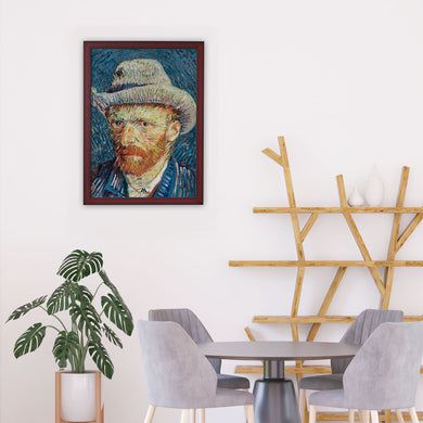 Self Portrait with Grey Felt Hat [Van Gogh] Art-Poster