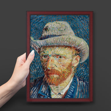 Self Portrait with Grey Felt Hat [Van Gogh] Art-Poster