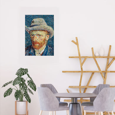 Self Portrait with Grey Felt Hat [Van Gogh] Art-Poster