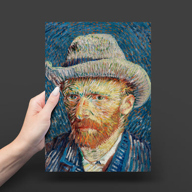 Self Portrait with Grey Felt Hat [Van Gogh] Art-Poster