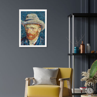 Self Portrait with Grey Felt Hat [Van Gogh] Art-Poster