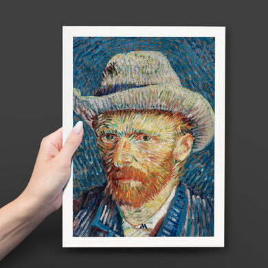 Self Portrait with Grey Felt Hat [Van Gogh] Art-Poster