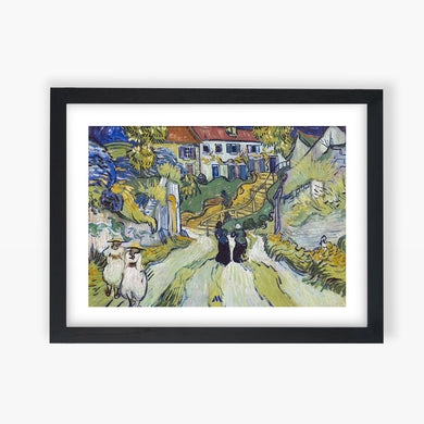 Stairway at Auvers [Van Gogh] Art-Poster