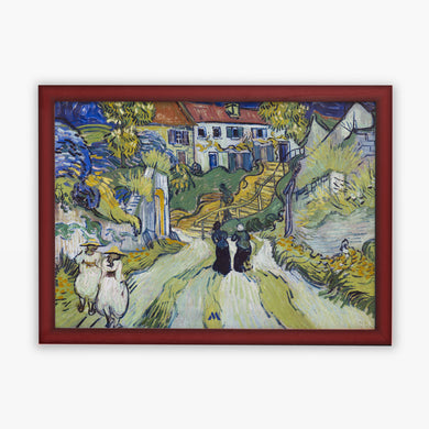 Stairway at Auvers [Van Gogh] Art-Poster