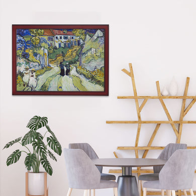 Stairway at Auvers [Van Gogh] Art-Poster