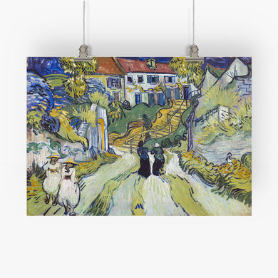 Stairway at Auvers [Van Gogh] Art-Poster