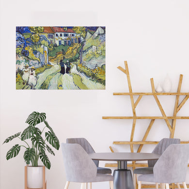 Stairway at Auvers [Van Gogh] Art-Poster