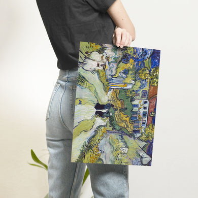 Stairway at Auvers [Van Gogh] Art-Poster