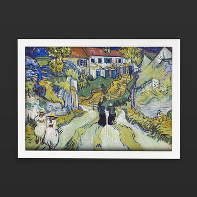 Stairway at Auvers [Van Gogh] Art-Poster